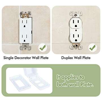 EUDEMON Baby Safety Electrical Outlet Cover Box Childproof Large Plug Cover for Babyproofing Outlets...