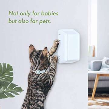 EUDEMON Baby Safety Electrical Outlet Cover Box Childproof Large Plug Cover for Babyproofing Outlets Easy to Install & Use (1 Pack,White)