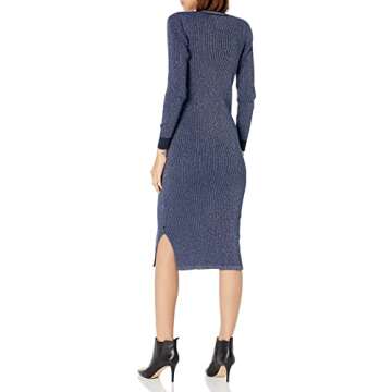 Chic Scotch & Soda Pre-Loved Lurex Knitted Midi Dress for Women