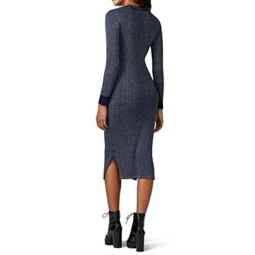 Scotch & Soda Lurex Knitted Midi Dress - Pre-Loved Style