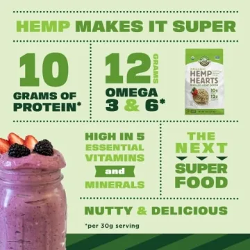 Organic Hemp Seeds - Perfect for Smoothies & Salads