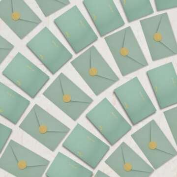 AZAZA 20 PCS Thank You Cards with Envelopes - Elegant Crafts