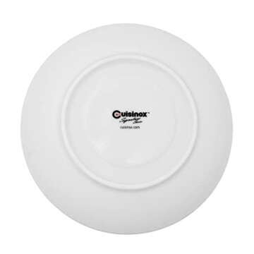 Cusinox White Porcelain Espresso Cup Sets for Espresso Coffee, 2 Oz