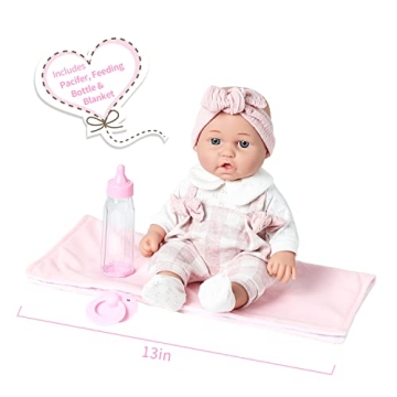 Enjoyin 12'' Baby Doll Gift Set With Accessories For Toddlers