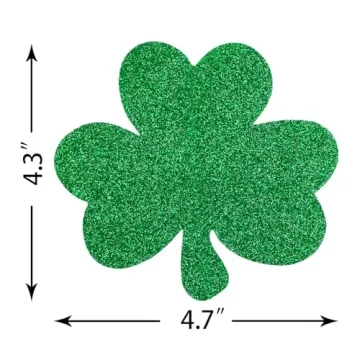 Vibrant 12PCS St. Patrick's Day Shamrock Decor