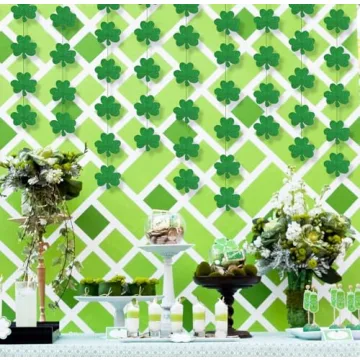 Vibrant 12PCS St. Patrick's Day Shamrock Decor