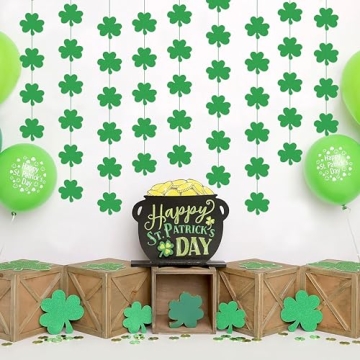 Vibrant 12PCS St. Patrick's Day Shamrock Decor
