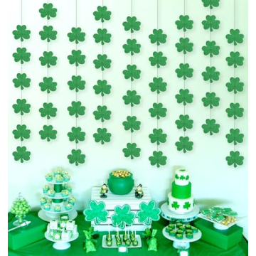 Vibrant 12PCS St. Patrick's Day Shamrock Decor