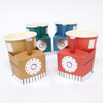 Meri Meri Train Cups for Colorful Party Fun