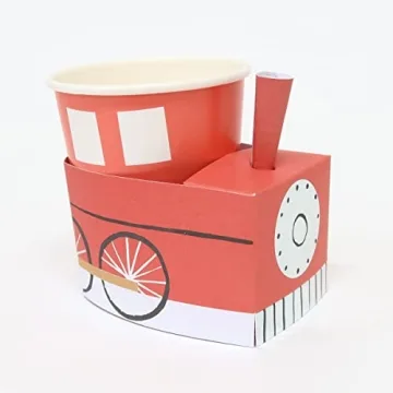 Meri Meri Train Cups for Colorful Party Fun