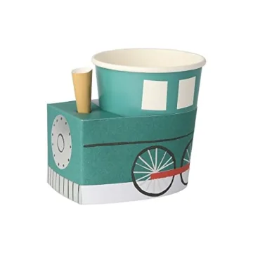 Meri Meri Train Cups for Colorful Party Fun