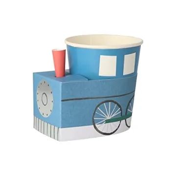 Meri Meri Train Cups for Colorful Party Fun