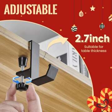 Dual Hook Christmas Mantel Holders for Garland & Stockings