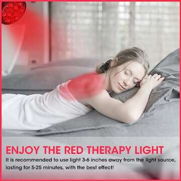 DMMBMFC Red Light Therapy Lamp-54W 18 LED Infrared Light Therapy Device with Adjustable Socket Clamp, 660nm Red and 850nm Near Infrared Red Led Light for Skin and Pain Relief (54W)