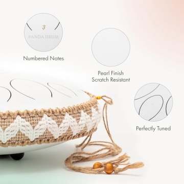 Panda Drum Pro – Steel Tongue Handpan for Meditation & Play