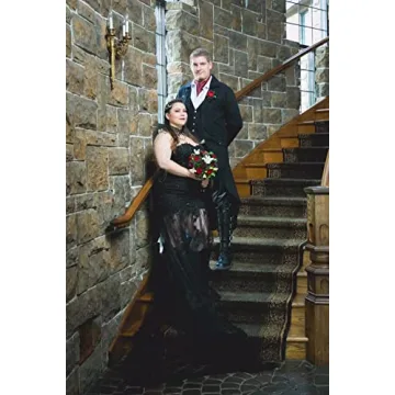 Elegant Gothic Vintage Mermaid Dress for Prom & Wedding