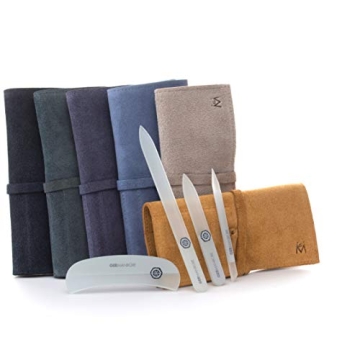 Premium GERMANIKURE Glass Nail File Set for Quality Nails