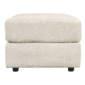 Soletren Chenille Oversized Ottoman - Stylish & Multi-Functional