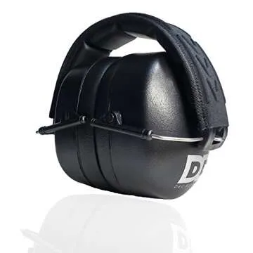 Professional Safety Ear Muffs by Decibel Defense - 37dB NRR - The HIGHEST Rated & MOST COMFORTABLE Ear Protection for Shooting & Industrial Use - THE BEST HEARING PROTECTION...GUARANTEED