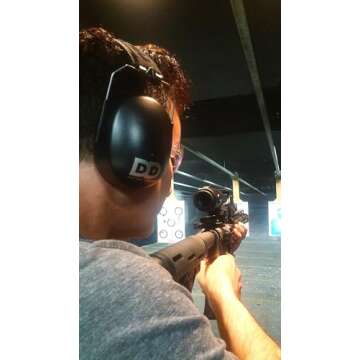 Professional Safety Ear Muffs by Decibel Defense - 37dB NRR - The HIGHEST Rated & MOST COMFORTABLE Ear Protection for Shooting & Industrial Use - THE BEST HEARING PROTECTION...GUARANTEED