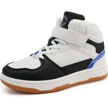 Brooman Kids Basketball High Top Sneakers