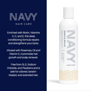 Navy Hair Care Search and Rescue Conditioner 8 fl oz