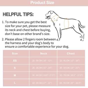 Wisedog No Pull Lightweight Dog Vest Harness with Soft and Comfortable Cushion, Breathable Mesh, for...