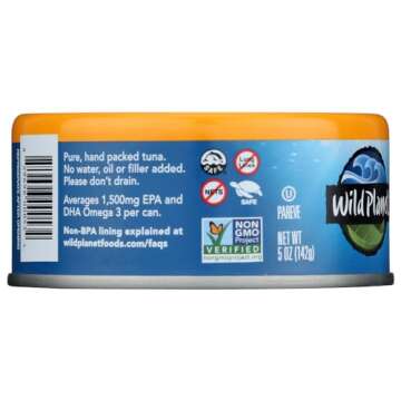 Wild Planet Tuna Albacore Wild - 5 Ounce (Pack of 2)