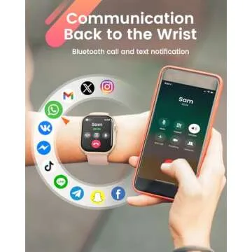 Banlvs Smart Watch for iPhone Android Users