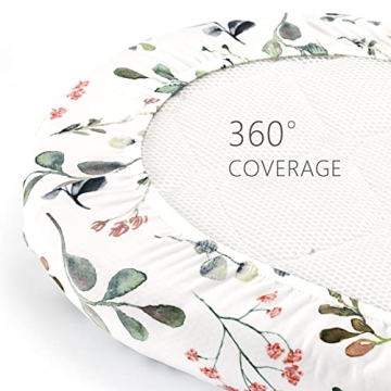 Ultra Soft Fitted Bassinet Sheets 2 Pack for Baby