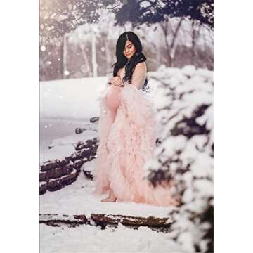 BATHGOWN Sexy Illusion Long Lingerie Tulle Robe Nightgown Bathrobe Sleepwear Bridal Robe Wedding Scarf