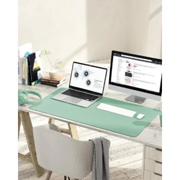 Stylish Non-Slip Leather Desk Mat for Home and Office