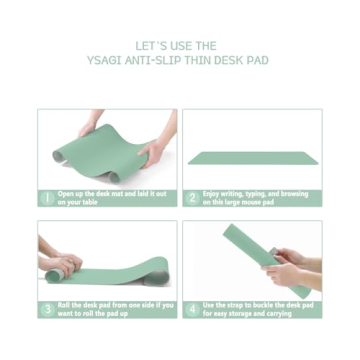 Stylish Non-Slip Leather Desk Mat for Home and Office