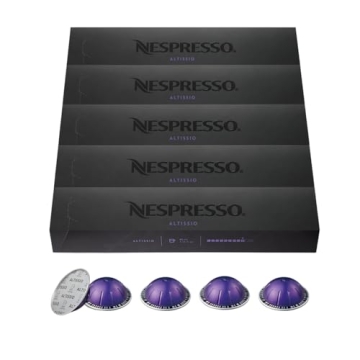Nespresso Altissio 50 Coffee Capsules for Espresso