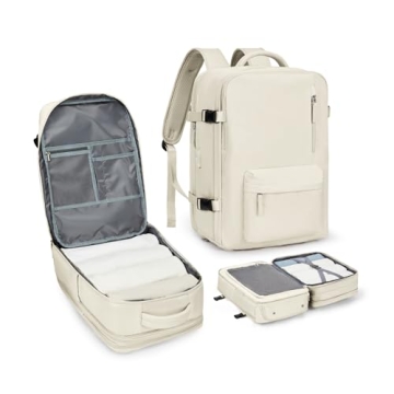 Large Travel Laptop Backpack - Expandable, Waterproof, Perfect for Any Adventure