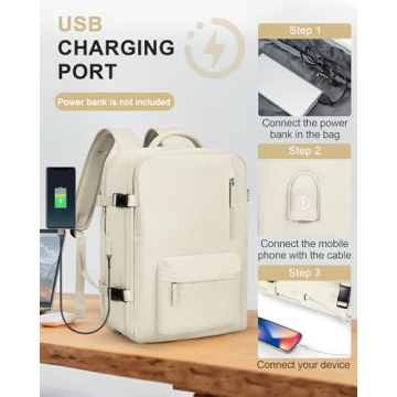 Large Waterproof Laptop Backpack for Travel & Commuting