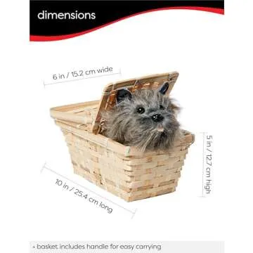 Rubies Wizard of Oz Dorothy's Toto in A Basket Costume Accessory