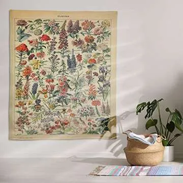 Mixweer Vintage Wildflower Tapestry for Room Decor