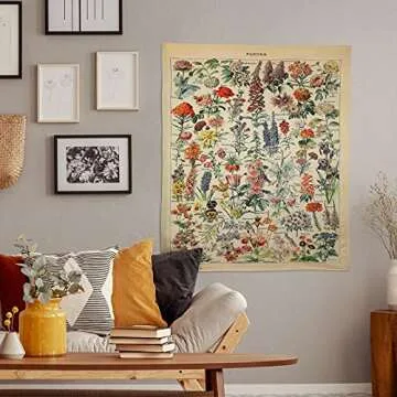 Mixweer Vintage Wildflower Tapestry for Room Decor