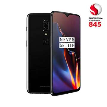 OnePlus 6T A6013 Dual Sim 128GB/6GB (Mirror Black) - Factory Unlocked - GSM ONLY, NO CDMA - No Warranty in the USA