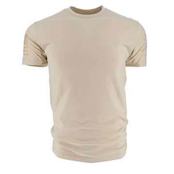 Grunt Style Ghost Basic Crew Men's T-Shirt (3-Pack: Cream/Warm Grey/Od Green, 3X-Large)