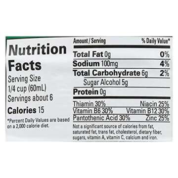 Vermont Sugar Free Syrup, 12-Ounce Bottles (Pack of 6)