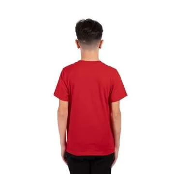 Ultra Game Boys' Arched Plexi Short Sleeve T-Shirt, Team Color