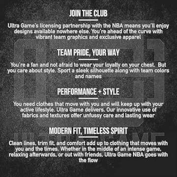 Ultra Game Boys' Arched Plexi Short Sleeve T-Shirt, Team Color