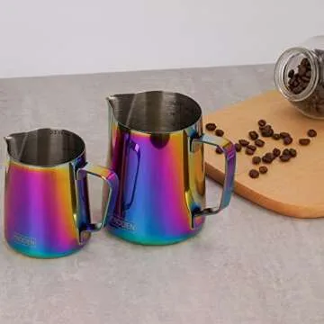 Premium Milk Frothing Pitcher for Latte Art & Coffee