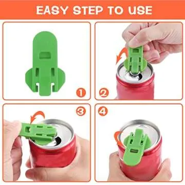 Abeillo Easy Manual Can Opener for Effortless Beverage Enjoyment