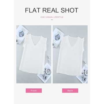 Stylish Dokotoo Women’s V Neck Tank Tops - Summer Ready