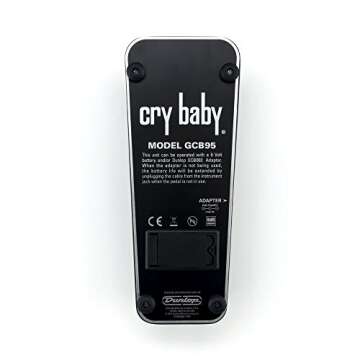 Dunlop Crybaby GCB-95 Classic Wah Pedal with Free Cables