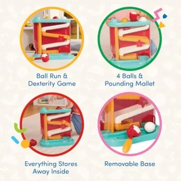 Battat Pound-a-Ball Toy Educational Maze for Toddlers 12M+