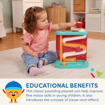 Battat Pound-a-Ball Toy Educational Maze for Toddlers 12M+